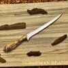 Handcrafted Camel Bone Steel Collectible – 12-Inch Artisan Display