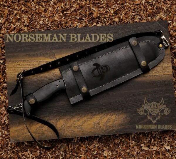 Competition Chopper Knife by Cowboy C-Bop | 15" Full-Tang Beast