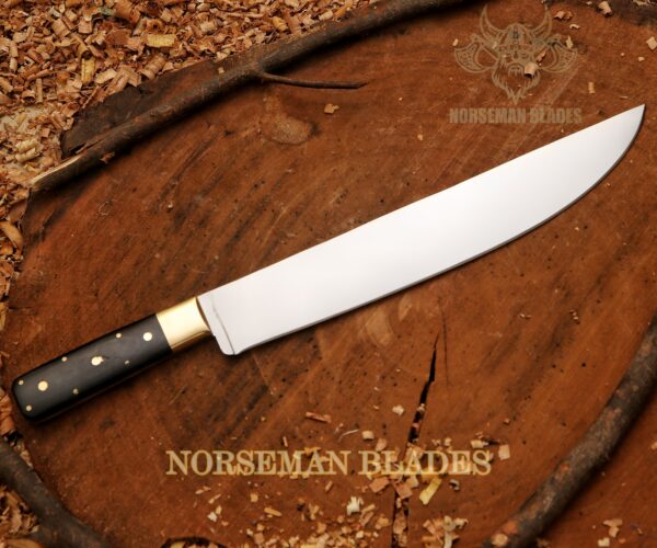 Handcrafted Edwin Forrest Bowie collectible set of 2 replica knives with artisan handles and historical details