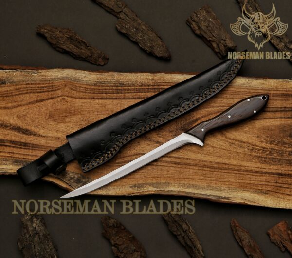 Fish Fillet Knife – D2 Steel Blade & Wangi Wood Handle