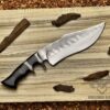 D2 Steel Bowie Knife – 14.5-Inch Acid Washed Blade with Micarta