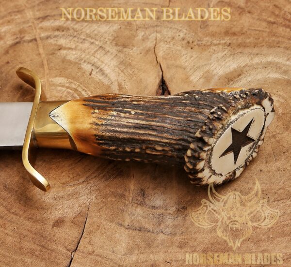 Aldo Raine Knife Replica – Stag Horn Handle & 440C Blade