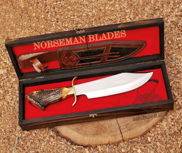 Aldo Raine Knife Replica – Stag Horn Handle & 440C Blade