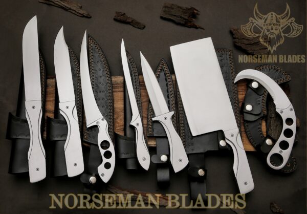 Dexter Morgan Knives – 7-Piece D2 Steel Replica Set