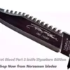 Rambo First Blood Part II Knife Replica With Signature Edition